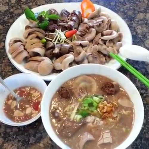 Gạo tẻ nấu cháo lòng lợn